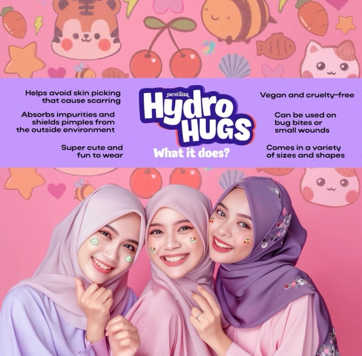 Busy Bee Acne Patch Hydro Hugs Collection by Pestana